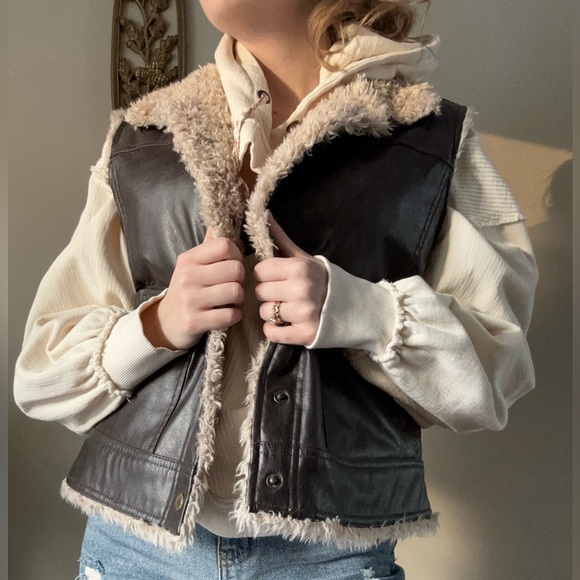 Maurice’s Faux Leather Vest - Picture 2 of 7